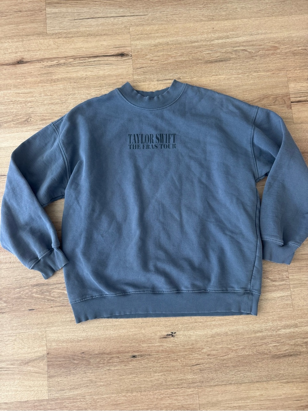 Taylor Swift Eras Tour Blue-Gray Crewneck Sweatshirt